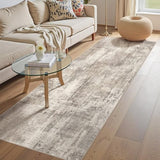 3x8 Washable Runner Rug for Hallway Abstract Soft Carpet Runner