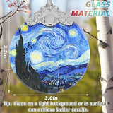 Christmas Ornament - Stained Glass Van Gogh Starry Night - Home Decor - Holiday Present Ideas - Gift Exchange