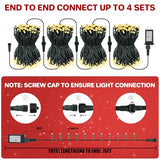 66FT 200 LED Christmas Light, Twinkle Xmas Lights with 8 Modes and Timer, Outdoor Waterproof Christmas Tree Lights for Room Bedroom Wedding Party Holiday Decorations, Warm White