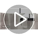 HPD Half Price Drapes - Faux Linen Curtains for Living Room (1 Panel) - 50W X 84L - Textured Room Darkening Curtains for Bedroom 84 Inches Long - Drapes for Home Decor, Birch Taupe
