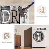 Laundry Room Rug Runner 20"X59" Brown Wood Non Slip Laundry Rugs and Mats for Laundry Room Decor Washable Runner Rugs for Farmhouse Kitchen Floor Bathroom Area Rugs (Brown, 20"x59")