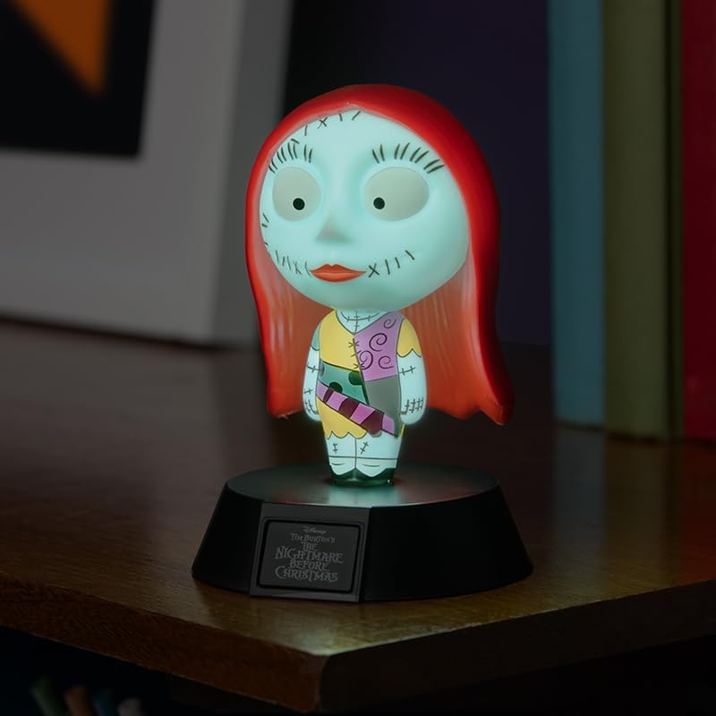 Paladone Sally Icon Light - Officially Licensed Nightmare Before Christmas Merchandise, Collectible Gift for Film Fans, Spooky Halloween Decor, Battery Powered, (10 cm)