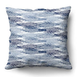Americanflat 18x18 Throw Pillow with Sewn-in Insert - All-in-One Decorative Pillows - No Cover Needed - Soft and Durable Cushion for Bed or Sofa - Polyester - Blue and White