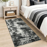 Abstract Washable 3x6 Hallway Runner Rug Non Slip Kitchen Runner