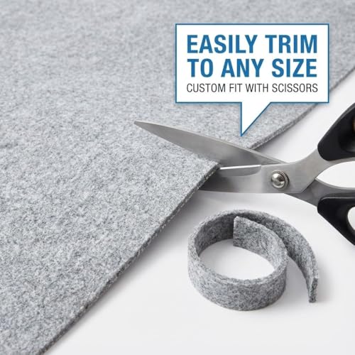Rugs.com - 2' 6" x 11' 10" Runner Everyday Performance Rug Pad 1/4" Thick Felt & Non-Slip Backing Perfect for Any Flooring Surface