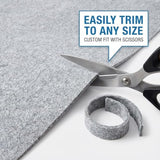 Rugs.com - 2' 6" x 11' 10" Runner Everyday Performance Rug Pad 1/4" Thick Felt & Non-Slip Backing Perfect for Any Flooring Surface