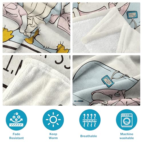 Nurses Gifts for Women/Men, Cute Nurses Week/Appreciation Gifts - Soft LPN RN Nurse Blanket, Nursing Student Graduation Gift Flannel Throw Blanket 60" X 50"