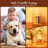 Flower Candle Warmer Lamp with Timer & Dimmer - Fits All Jar Scented Candles - Christmas & Mother's Day Gift for Women，Mom，Her