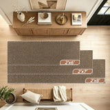 BEQHAUSE Hallway Runner Rugs 2x6, Hallway Rug Non-Slip Washable, Brown