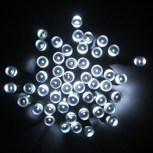 30 Mini Bulb LED Battery Operated Fairy String Lights in White, for Christmas, Wedding, Decoration, Crafts (158" inch Long String)