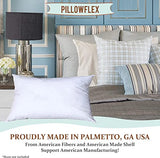 Pillowflex Synthetic Down Pillow Insert, Standard Size - 12x20 inches, Hypoallergenic, Anti Allergic, Plush - Made in USA