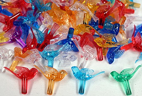 Creative Hobbies® Ceramic Tree Replacement Lights, Bird Dove Light Ornaments, Multi-Color | 100 Piece Pack