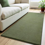 Vasofe Runner Rugs for Bedroom Living Room, 2x8 Sage Green Memory Foam Rug