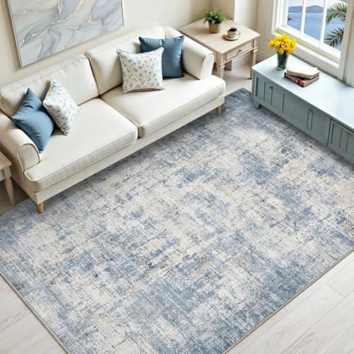 Abstract Area Rug 3x5 Ft Washable Rugs for Entryway Indoor