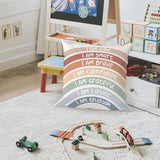 QIYUHOY Kids Classroom Reading Corner Rainbow Throw Pillow Covers 18x18, Positive Affirmations Pillow Case Decor for Calming Corner Cozy Corner Nursery Toddler Room Playroom