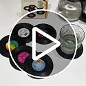 6pcs Funny Retro Vinyl Record Coasters for Drinks Creative Music Drink Coasters for Music Lovers Home Decor Housewarming Gift Wedding Gift Ideas