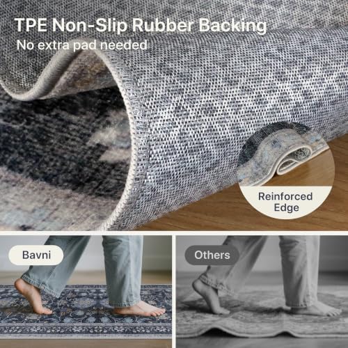 2x3 Washable Small Rug for Entryway Floral Indoor Door Mat Non Slip