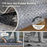 2x3 Washable Small Rug for Entryway Floral Indoor Door Mat Non Slip