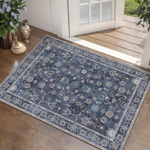 Tangsoo 2x3 Small Throw Rugs for Entryway,Washable Entry Rug Non Slip
