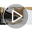 MIULEE Textured Boucle Throw Pillow Cover Beige Accent Solid Lumbar Pillow Case Decorative Soft Pack of 1 Couch Cushion Chair Sofa Bedroom Livingroom Home Decor,36x14 Inch