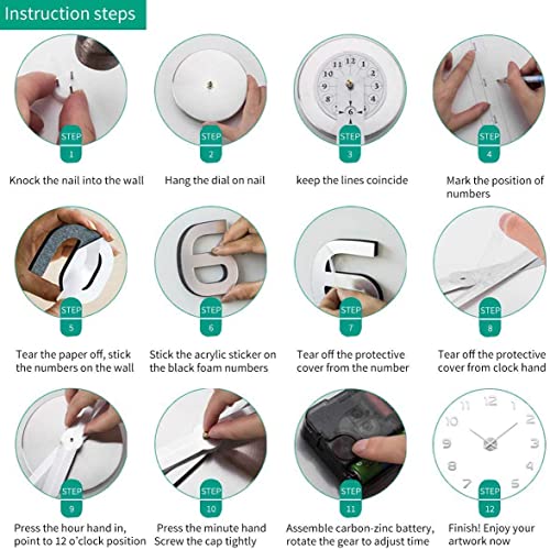 Sex Toys DIY Creative Different Frameless Luminous Wall Clock Home Decoration Modern Gifts（47 inch）