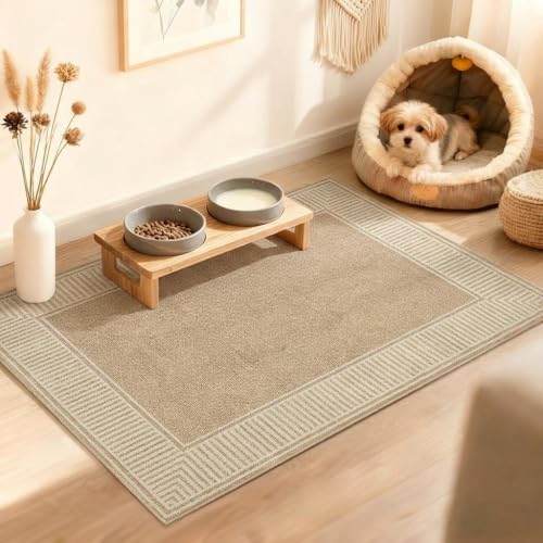 GarveeHome Washable 2x3 Entryway Area Rug Non Slip Modern Small Door Mat