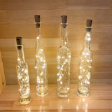 Etinga 30 Pack Wine Bottle Lights with Cork, 20 LEDs, 6.6 Ft, Fairy Mini String Lights for DIY Jar Halloween, Christmas, Party Decoration, Wedding Listing (30 Pack, Warm White)