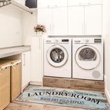 Non Slip Laundry Room Rug - Farmhouse Kitchen Floor Mat -Laundry Room Rug- Runner Decor -Washable Floor Carpet for Washroom Mudroom Kitchen Bathroom Hallway-20 x48