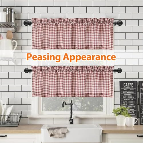 Small Window Curtain Rod 28 to 44 Inch, Heavy Duty Matte Black Adjustable Splicing Curtain Rods With Brackets for Living Room, Bedroom, Sliding Glass Door, Patio, Cafe Shop
