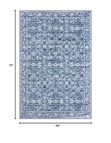4x6 Washable Area Rug Non Slip Door Mat Indoor for Entryway Bedside