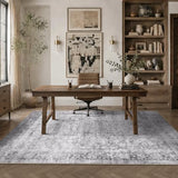 HelloTree 5x7 Vintage Washable Non-Slip Living Room Area Rug