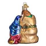Old World Christmas Holy Family Glass Blown Ornament for Christmas Tree, Handcrafted Holiday Decoration, Religion Collection