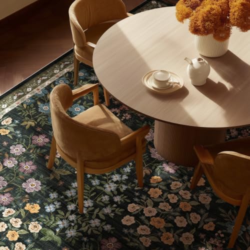 3x5 Washable Area Rugs for Entryway: Small Throw Rugs Stain Resistant Non Slip Low Pile Soft Faux Wool Lightweight Entry Rug for Bedroom Kitchen Living Room Laundry Room Bathroom Front Door Indoor