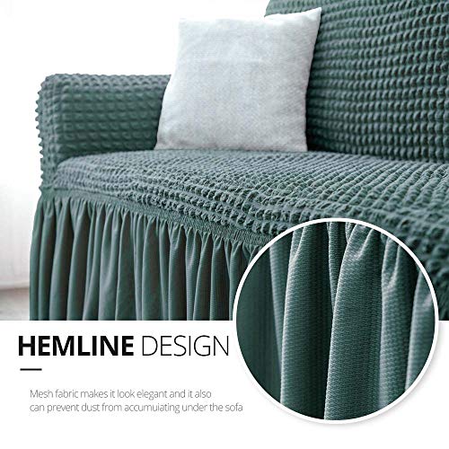 NICEEC Sage Loveseat Covers and Couch Cover Bundle