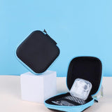 1 pc Travel Mini Portable Headphone Case Coin Purse Storage Box Jewelry Accessory Box