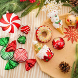 SHareconn 86pcs Christmas Tree Balls Ornaments, Shatterproof Plastic Decorative Baubles for Christmas Tree Decorations, Holiday Wedding Party Decoration, Festive Ornaments, Red Green White