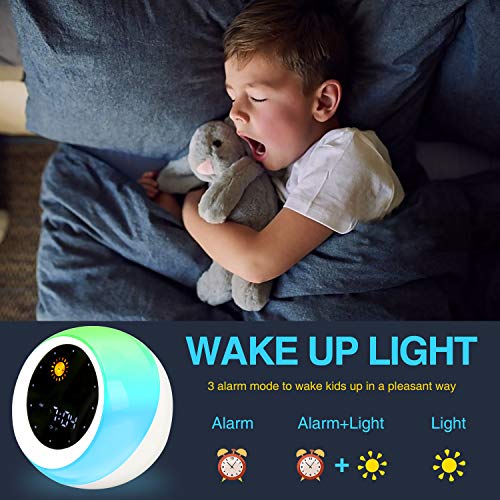 Sun & Moon Rise Kids Alarm Clock + Time to Wake Kids Alarm Clock Sleep Trainer Kit