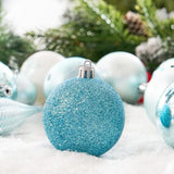 Joiedomi 133 Pcs Christmas Ornaments, Blue & White Assorted Shatterproof Christmas Balls Ornaments for Xmas Tree Wreath Garland Holidays Indoor/Outdoor Party and Events