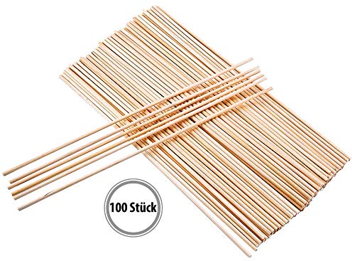 Reed Diffuser Replacement Bamboo Sticks 100 pcs - 9.8in Long (23cm) - for Room Fragrance Oil Diffuser - Room Aromas - Diffuser Kit - Reeds for Aromatization - Aromatherapy Bamboo Sticks - Scentless