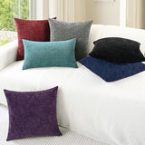 CaliTime Decorative Couch Throw Pillow Covers 20 X 20 Inches Medium Grey