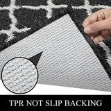 SHACOS Large Door Mats 3'x5' Indoor Entrance Front Door Rug, Black