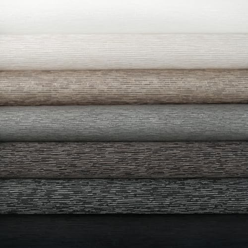 Kincmo Motorized Blinds with Remote, Light Filtering Roller Shades Work with Apple Homekit,Alexa,Google Home, Custom Electric Blinds with App,Voice Control (50% 60% 70% 75% Blackout Fabric Samples)