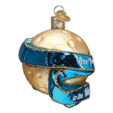 Old World Christmas Love You to The Moon & Back Glass Blown Ornament for Christmas Tree, Handcrafted Holiday Decoration, Sayings Collection