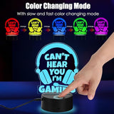 Fathers Day Dad Son Gifts for Teen Boys Girls Year Old Teenager Gifts Him Boyfriend Husband Birthday Gamer Gift Son Brother LED Light Up Acrylic Gaming Lamp Christmas Stocking Stuffers Easter Basket