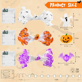 cshare Halloween String Lights, Pumpkin Ghost Bats Mini Halloween Lights with Timer Indoor Battery Operated 9.8ft 30LED Trick or Treat Decorations for Home Decor Indoor Party Holiday