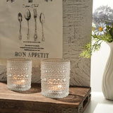 6 Pack Votive Candle Holders, 2.7x3.5 Inch Large DIY Wax Candle Holder