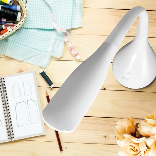 OttLite Creative Curves LED Desk Lamp with Adjustable Neck - Dimmable with 4 Brightness Settings & Energy Efficient Natural Daylight LEDs for Home Office, Computer Desk, & Dorms
