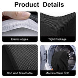 Tlswshsy RV Dinette Cushion Covers-Stretchable Loveseat Sofa Furniture Protector -Elastic Camper Cushion Slipcoversfor RV Camper Car Bench (Black)