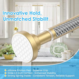 AIZESI Small Tension Rod 18 To 27 Inch，1 - Inch Diameter Gold Tension Curtain Rod Small Tension Rod No Drilling, Anti - Slip, Anti - Rust Short Tension Rod