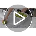 Luxurious White Textured Ceramic Bowl and Greenery Set,12.5x10.5 Inch Pedestal Decorative Bowl, with 6 Green Succulent Moss Balls, Counter Top, Farmhouse Table Centerpiece, Living Room, Kitchen Decor